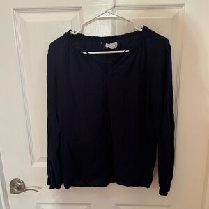Velvet by Graham & Spencer Dark Blue Blouse